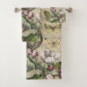 ローターガーデンフラワーバタフライアート バスタオルセット (インサイチュ)