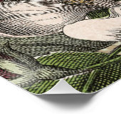 ローターガーデンフラワーバタフライアート ポスター (コーナー)