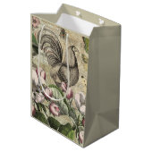ローターガーデンフラワーバタフライアート ミディアムペーパーバッグ (裏面アングル)