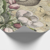 ローターガーデンフラワーバタフライアート ラッピングペーパー (角)