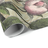 ローターガーデンフラワーバタフライアート ラッピングペーパー (ロールコーナー)