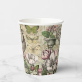 ローターガーデンフラワーバタフライアート 紙コップ (左)