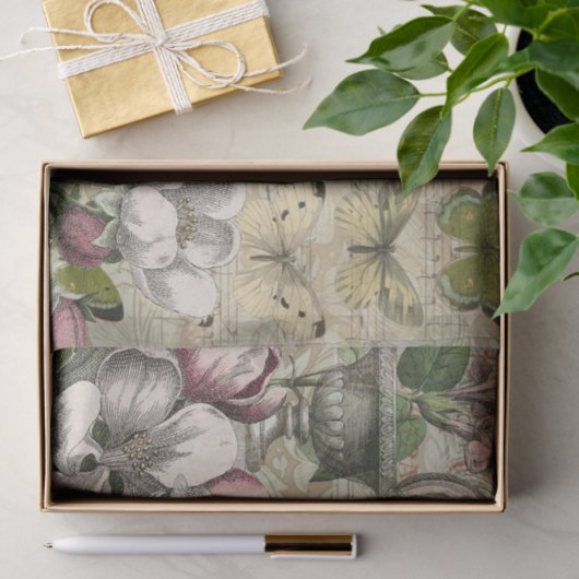 ローターガーデンフラワーバタフライアート 薄葉紙 (ギフト)