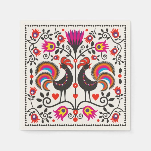 ローター付きナプキン スタンダードカクテルナプキン (正面)