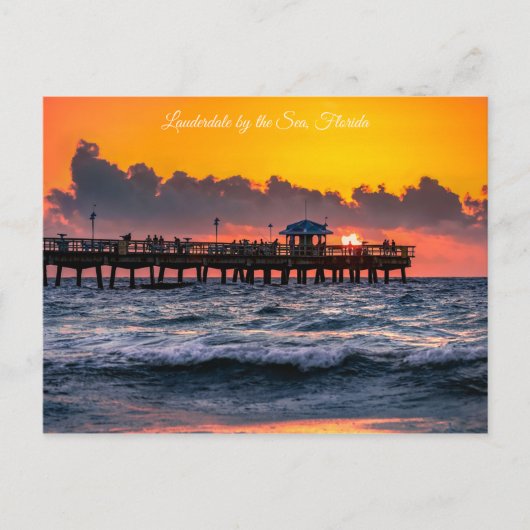 ローダーデールバイザシーフロリダ – フェルビド ポストカード (正面)