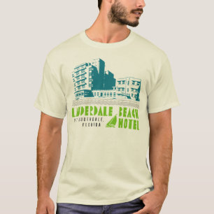 ローダーデールビーチホテルレトロ Tシャツ