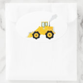 ローダートラクタ 楕円形シール (バッグ)