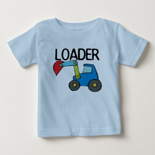 ローダ建築車 ベビーTシャツ (正面)