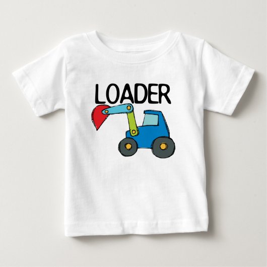 ローダ建築車 ベビーTシャツ (正面)