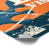 ローチネススコットランド高地ヴィンテージモンスター ポスター (角)