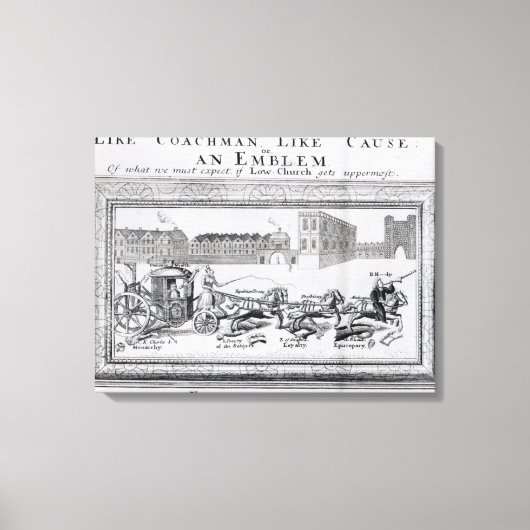 ローチャーチの危険の寓話 キャンバスプリント (正面)