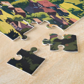 ローテルブルネンスイストラベルアートヴィンテージ ジグソーパズル (側面)