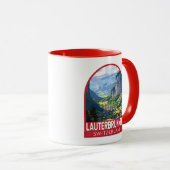 ローテルブルネンスイストラベルアートヴィンテージ マグカップ (正面右)