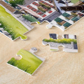 ローテルブルネンスイスヴィンテージトラベルアート ジグソーパズル (側面)