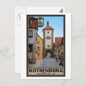 ローテンブルクのオッドタウバー – シーベルスター ポストカード (正面/裏面)