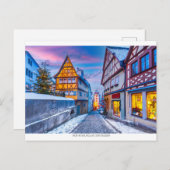 ローテンブルクのオブデルタウバーホリデーポストカード シーズンポストカード (正面/裏面)