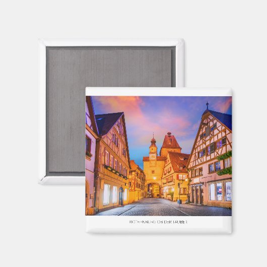 ローテンブルクのオブデルタウバーホリデー マグネット (正面/裏面)
