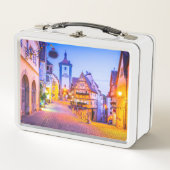 ローテンブルクのオブデルタウバー メタルランチボックス (正面)