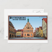 ローテンブルクDouber - der Marktplatz ポストカード (正面/裏面)