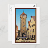 ローテンブルグオッドタウバー – レーダール ポストカード (正面/裏面)