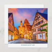 ローテンブルグオブデルタウバーフラットホリデーカード シーズンカード (正面/裏面)