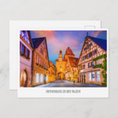 ローテンブルグオブデルタウバー旅行ホリディハガキ シーズンポストカード (正面/裏面)