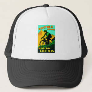 ローディの野生の女の子はマウンテンバイクに乗ってはいけない キャップ