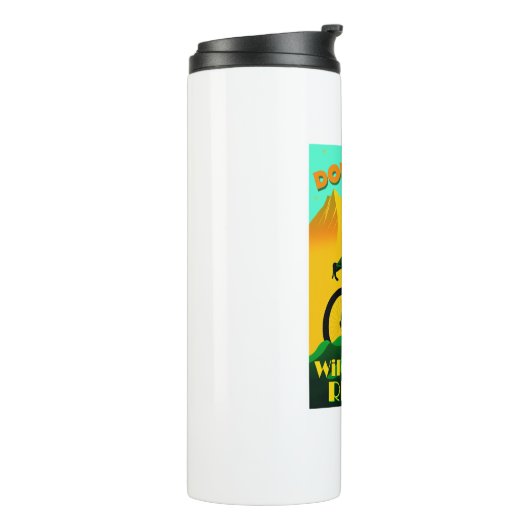 ローディの野生の女の子はマウンテンバイクに乗ってはいけない タンブラー (回転左)