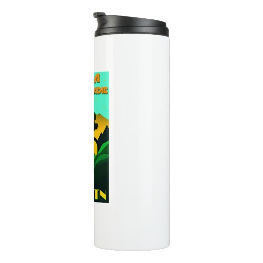 ローディの野生の女の子はマウンテンバイクに乗ってはいけない タンブラー (回転右)