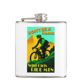 ローディの野生の女の子はマウンテンバイクに乗ってはいけない フラスク (正面)