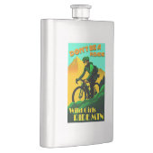 ローディの野生の女の子はマウンテンバイクに乗ってはいけない フラスク (右)