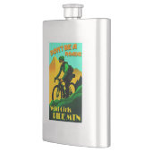 ローディの野生の女の子はマウンテンバイクに乗ってはいけない フラスク (左)