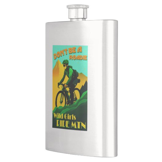 ローディの野生の女の子はマウンテンバイクに乗ってはいけない フラスク (左)