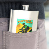 ローディの野生の女の子はマウンテンバイクに乗ってはいけない フラスク (インサイチュ)