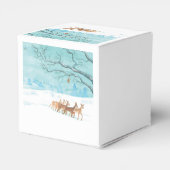 ローディア冬の雪の多い森林風景 フェイバーボックス (裏面サイド)