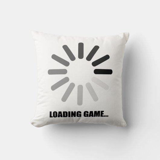 ローディングのゲーム クッション (正面)