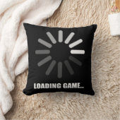 ローディングのゲーム クッション (ブランケット)
