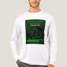 ローディングハッカーラップトップグラフィックTシャツ トライブレンドTシャツ
