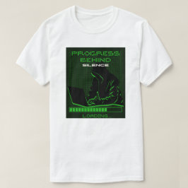 ローディングハッカーラップトップグラフィックTシャツ Tシャツ