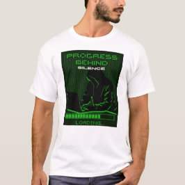 ローディングハッカーラップトップグラフィックTシャツ Tシャツ