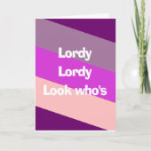 ローディ誕生日 カード (正面)