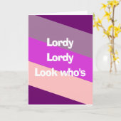 ローディ誕生日 カード (黄色い花)