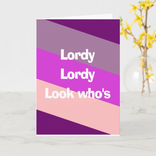 ローディ誕生日 カード (黄色い花)