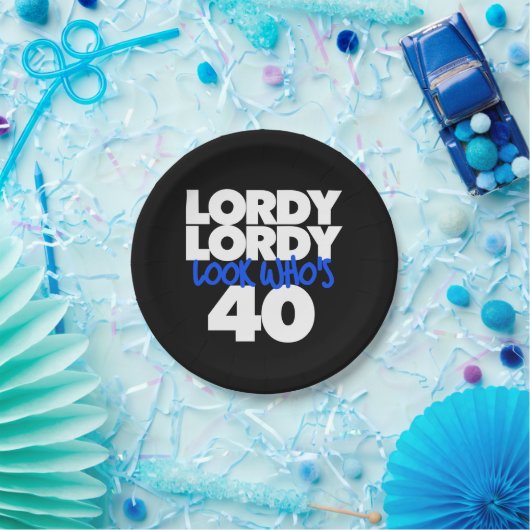 ローディ・ローディは誰だ40だ ペーパープレート (パーティー)