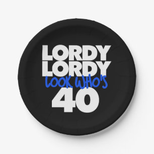 ローディ・ローディは誰だ40だ ペーパープレート