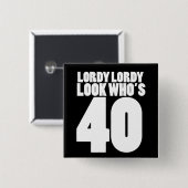 ローディ・ローディは誰だ40だ 缶バッジ (正面&裏面)