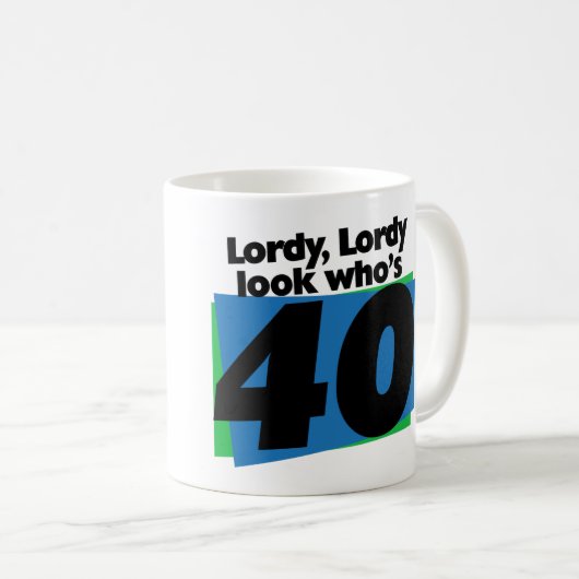 ローディ・ローディは40歳の男だ コーヒーマグカップ (正面右)