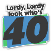 ローディ・ローディは40歳の男だ シール (正面)