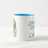 ローデシアンのリゲバックは私のお茶コーヒーマグのカップ ツートーンマグカップ (中央)