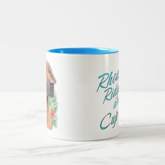 ローデシアンのリゲバックは私のお茶コーヒーマグのカップ ツートーンマグカップ (中央)